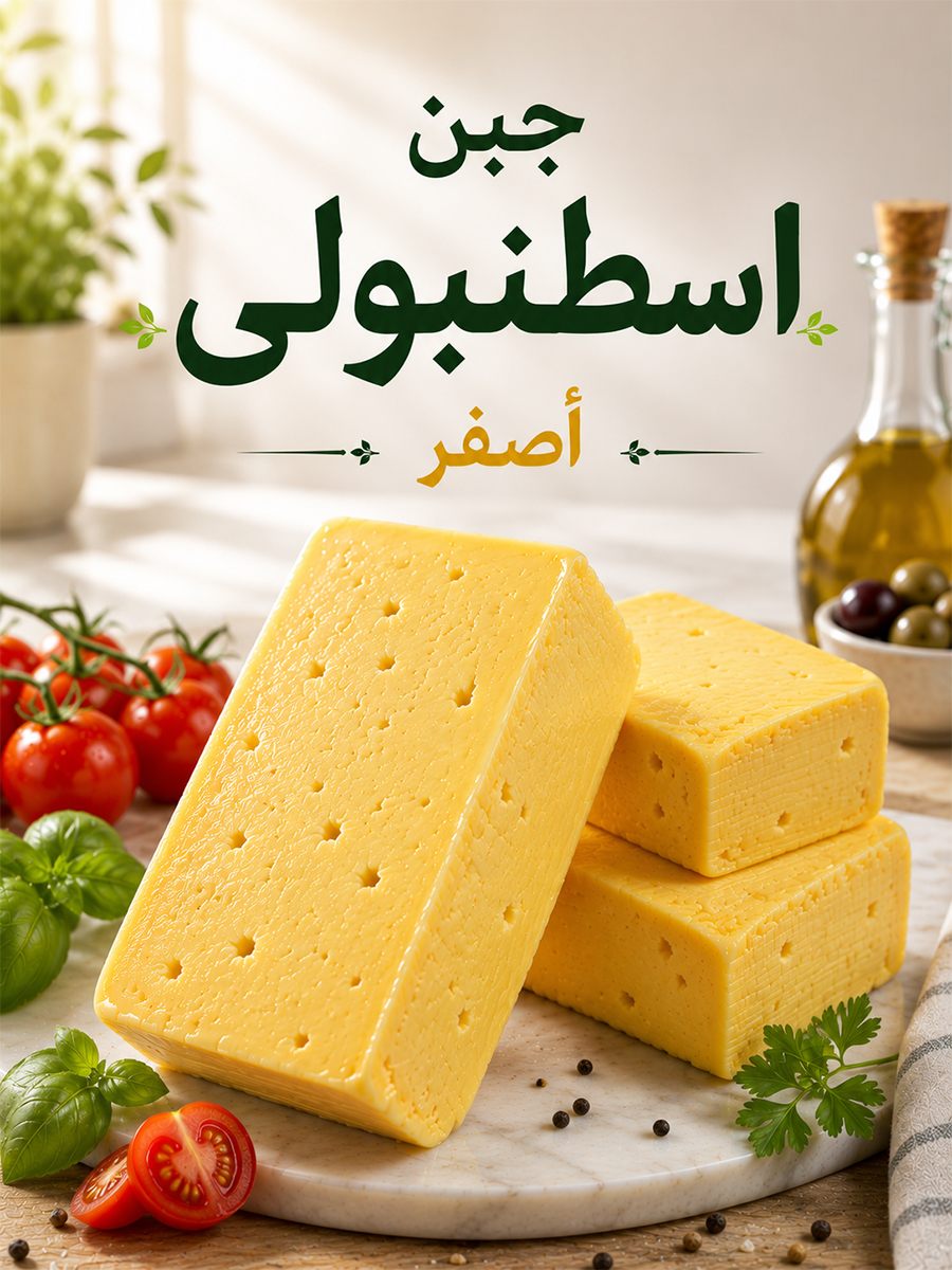 Yellow Istanbouli cheese