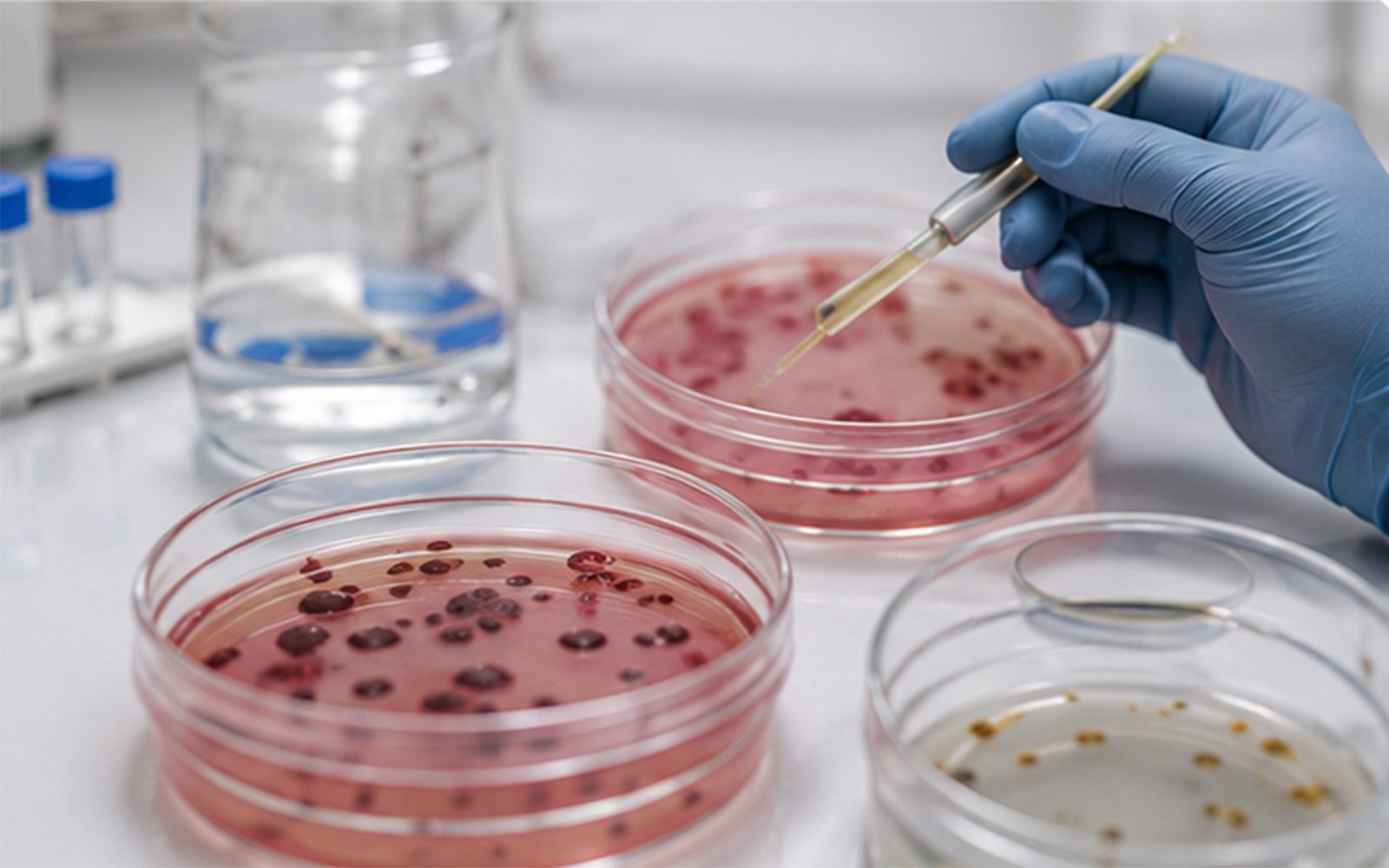 Microbiological testing at Happy Land