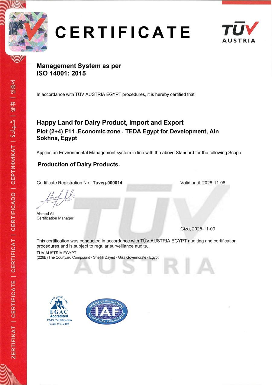 ISO 14001:2015 certificate thumbnail