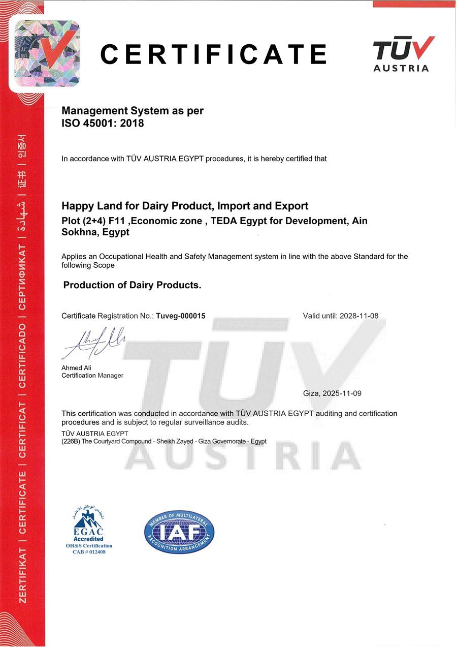 ISO 45001:2018 certificate thumbnail