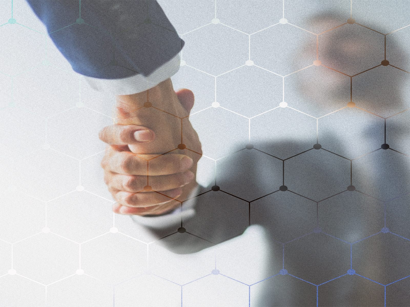 Strategic partnership handshake
