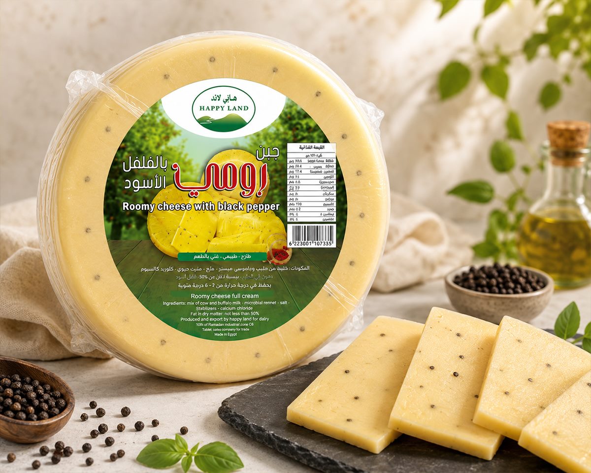 Roomy Cheese with Black Pepper